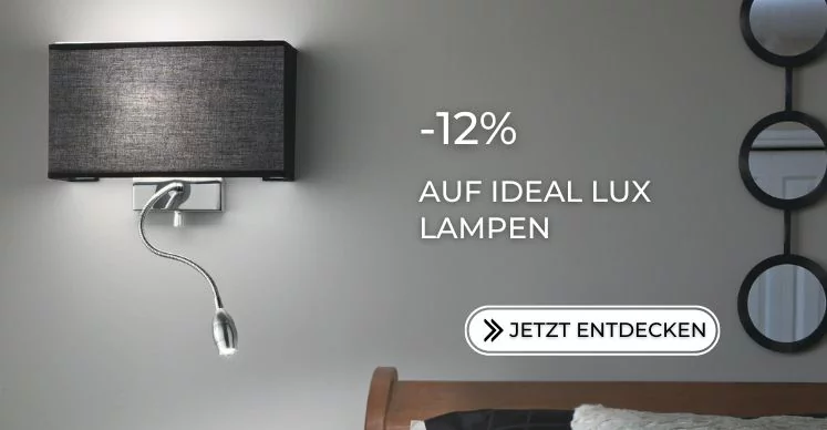 -12% auf Ideal Lux Leuchten